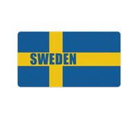 Sweden Swedish Flag Mouse Mat Pad Desk Mat Office Accessories 40X75cm