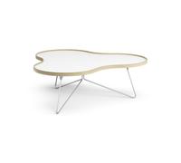 Swedese Flower Coffee Table 114x107 White/Oak/Chrome