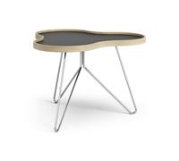 Swedese Flower Coffee Table 66x62 Black/Oak/Chrome