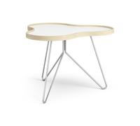 Swedese Flower Coffee Table 66x62 White/Beech/Chrome