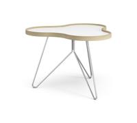 Swedese Flower Coffee Table 66x62 White/Oak/Chrome