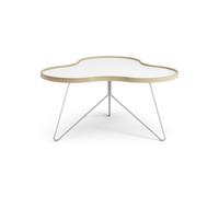 Swedese Flower Coffee Table 90x84 White/Oak/Chrome