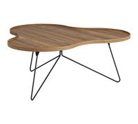 Swedese - Flower Mono Coffee Table 114x45 cm, Black / Walnut - Black