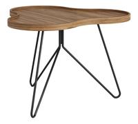 Swedese Flower Mono Coffee Table 66x45 Black/ Walnut