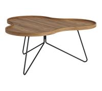 Swedese - Flower Mono Coffee Table 90x39 cm, Black / Walnut - Black