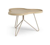 Swedese Flower mono table 62x66 cm H39 Oak lacquered-nutmeg RAL1019