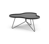 Swedese Flower mono table 84x90 cm H39 cm Ash black glazed
