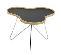 Swedese Flower Coffee Table 66x62 Black/Oak/Chrome