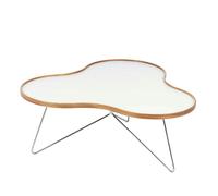 Swedese Flower Coffee Table 90x84 White/Oak/Chrome