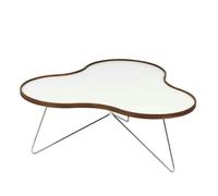 Swedese - Flower Table 90 cm, Walnut/White - White