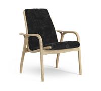 Swedese Laminate Armchair Oak Veneer/ Black/Sheepskin