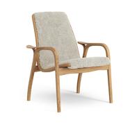 Swedese Laminett arm chair oiled oak/sheep skin Moonlight (beige)