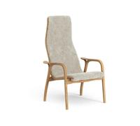 Swedese Lamino arm chair oiled oak/sheep skin Moonlight (beige)