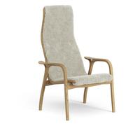 Swedese - Lamino Armchair, Oiled Oak / Sheepskin Moonlight - Moonlight