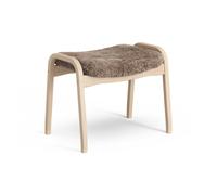 Swedese Lamino Footstool Lacquered Beech/Sahara/Sheepskin