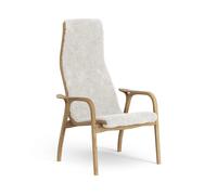Swedese Lamino High Armchair Oiled Oak/Off White/Sheepskin