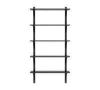 Swedese Levi 90 Shelf Large Aluminum/ Black Ash