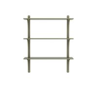 Swedese Levi 90 Shelf Medium Aluminum/Moss Green/ Ash