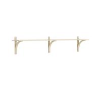 Swedese - Levi Wall Shelf 180 cm Small, Aluminium / Naturlack Ash - Naturlack