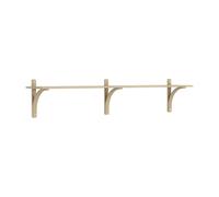 Swedese - Levi Wall Shelf 180 cm Small, Aluminium / Naturlack Oak - Naturlack