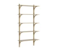 Swedese Levi 90 Shelf Large Aluminum/Oak