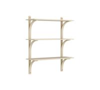 Levi 90 Shelf Medium Brass/ Ash