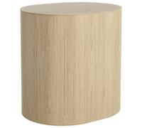 Swedese - Log Side Table With Storage, Natural Oak - Natural Oak