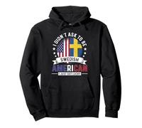 Swedish American Countries Flags Pride Country Sweden Flag Pullover Hoodie
