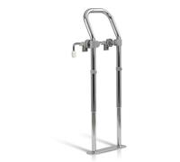 Swedish Bath Rail - Chrome - Adjustable Bath Grab Rail for Safe Bath Access - Strong Bathroom Support Handle for Elderly & Limited Mobility Users - Secure Bath Aid for Getting in and Out of Bath
