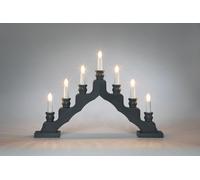 Swedish Chandelier Gray Length approx 47.5 cm NEW Sweden Moose Motif Light Arch