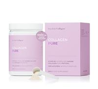 Swedish Collagen 10,000 mg Hydrolysed Marine Collagen Powder Supplement - 30 Day Supply, 300g, Type 1 & 3 | Pure Peptides | Hair, Skin, Nails, Joint Health | for Men & Women | Unflavoured, Sugar Free