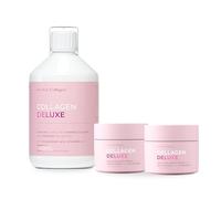 Swedish Collagen Deluxe 12,500 mg Marine Collagen Liquid + Day/Night Creams
