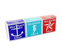Swedish Dream 3 Pack Mix Set (Sea Salt + Seaweed + Sea Aster) Soap Bar 4.3oz USA by Swedish Dream