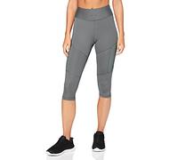 SWEDISH FALL LIFTING ATHLETES Women's Elevate Capri Tights, Womens, L4P40C59S3, Steel Grey, M