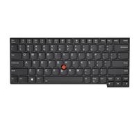 Swedish/Finnish Black (With Pointstick) Keyboard Assembly - Lenovo Thinkpad E480