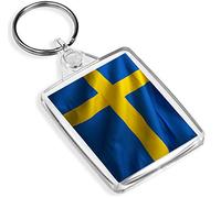 Swedish Flag Sweden Patriotic Keyring - IP02 - Scandinavian #16368
