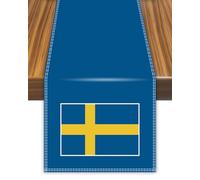 Swedish Flag Table Runner Table Cloth for Dining Room Home Decor 30x180cm