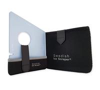 Swedish Ice Scraper - 6mm Ice Blue with Neoprene Holder and Sleeve