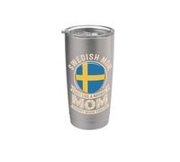 Swedish Mom Just Like A Normal Mom Except Much Cooler Stainless Steel Insulated Tumbler