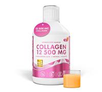 Swedish Nutra 12,500mg Liquid Marine Collagen Hydrolysed Peptide (Type 1 & 3) | 20 Day Supply, 500 ml | Hyaluronic Acid, Biotin & Vitamins for Hair, Skin, Nails & Joints | For Men & Women | Sugar Free