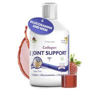 Swedish Nutra - Joint Support Collagen - Pack of 500ml, 33 Day Supply | Berry Flavour | with Glucosamine & MSM | 100% Natural Flavour, Sugar & Gluten Free | High Absorption Rate