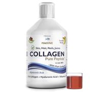 Swedish Nutra - Liquid Marine Collagen 10000mg - Pack of 500ml I Hydrolyzed Collagen Peptides (Type I & III) I Minimize Fine Lines, Wrinkles I Hyaluronic Acid, Biotin, Vitamin C - 20 Day Supply