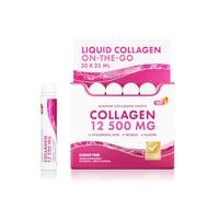 Swedish Nutra - Liquid Marine Collagen 12,500mg - 30 Shots I Hydrolyzed Collagen Peptides (Type I & III) I Hyaluronic Acid, Biotin, Vitamin C Sugar Free - 30 Day Supply
