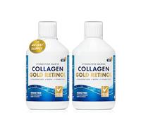 Swedish Nutra Marine Collagen 12,500 mg & Gold Retinol, 2 x 500 ml, 40 Day