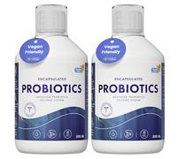 Swedish Nutra - Probiotics - 2 Packs of 500ml, 66 Day Supply I for Gut Health I 100% Natural Lemon Flavour | Vegan and Gluten-Free