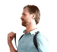 Swedish Posture® FLEXI Black M-L Straight holder Back trainer for office and leisure | against back pain | for muscle building | less tension | more self-confidence | including explanatory video