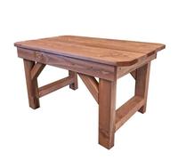 Swedish Redwood Garden Coffee Table by Churnet Valley