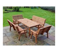 Swedish Redwood Garden Furniture Set by Churnet Valley - 10 Seats