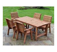 Swedish Redwood Garden Furniture Set by Croft - 5 Seats