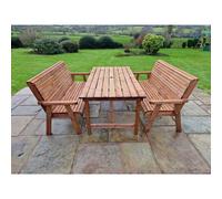 Swedish Redwood Garden Furniture Set by Churnet Valley - 6 Seats
